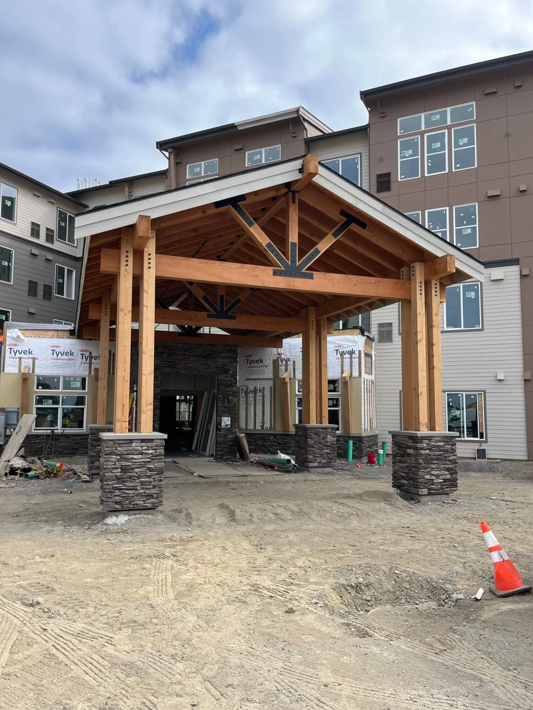 Sept 8 front of building